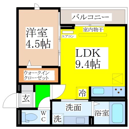 大善寺駅 徒歩5分 1階の物件間取画像